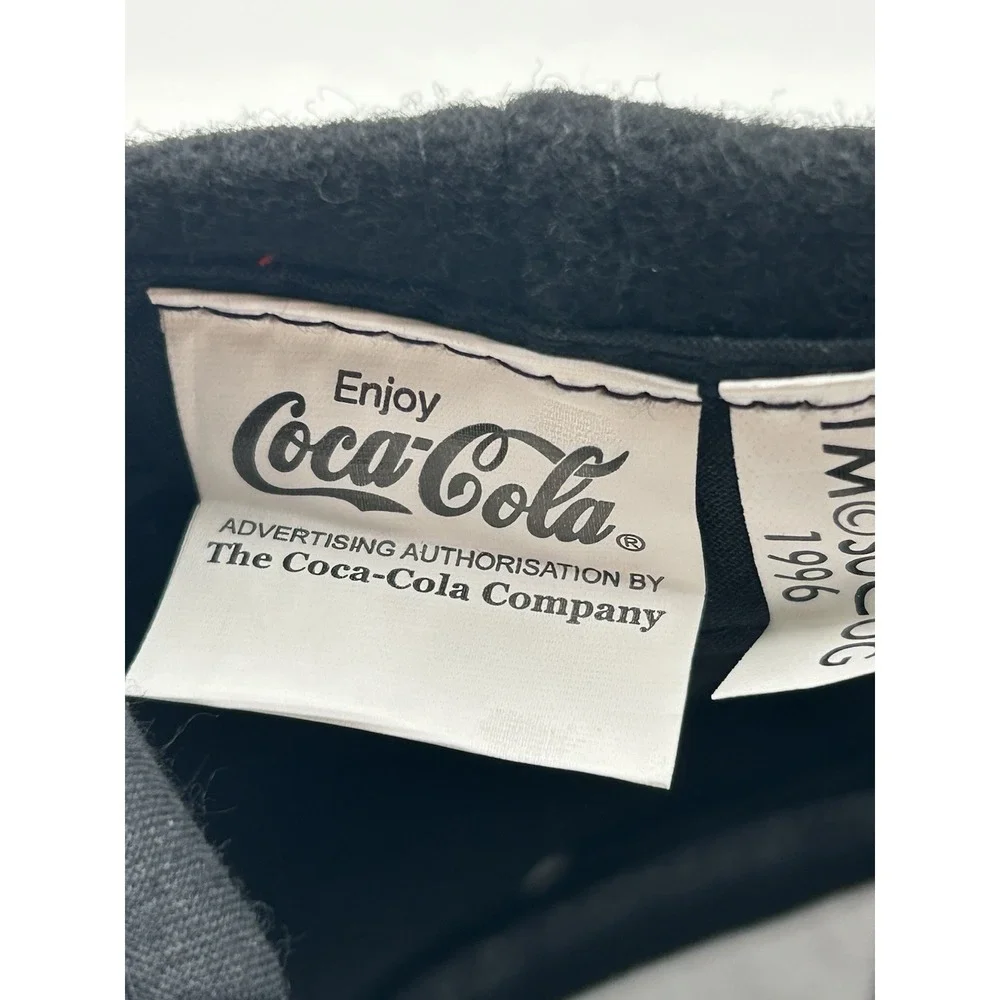 Sydney 2000 Olympic Games Cap Coca-Cola Coke Hat Wool & Suede‎ Vintage 1996